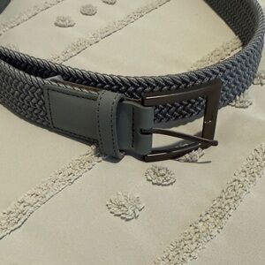 New Gray braided belt